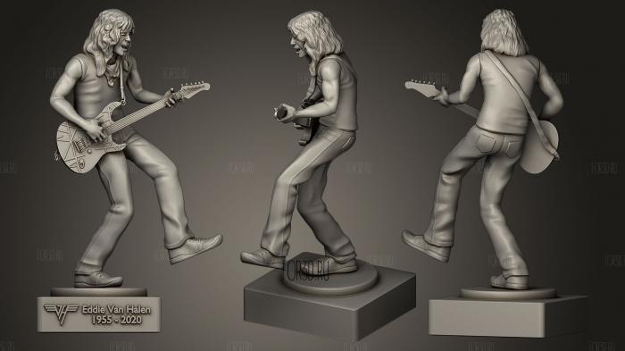 Eddie Van Halen stl model for CNC